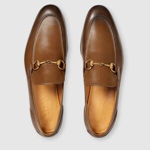 GUCCI Betis Glamour Loafers in Cuir